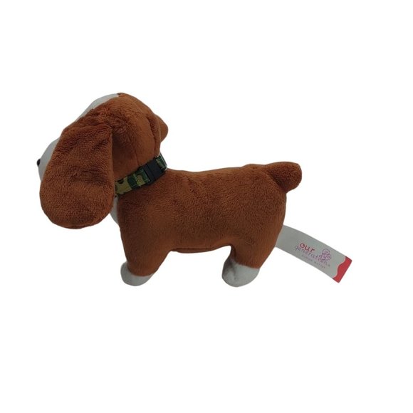 Battat Our Generation Posable Legs Pet Pup Basset Hound Pup Plush Dog 6” - Picture 5 of 9